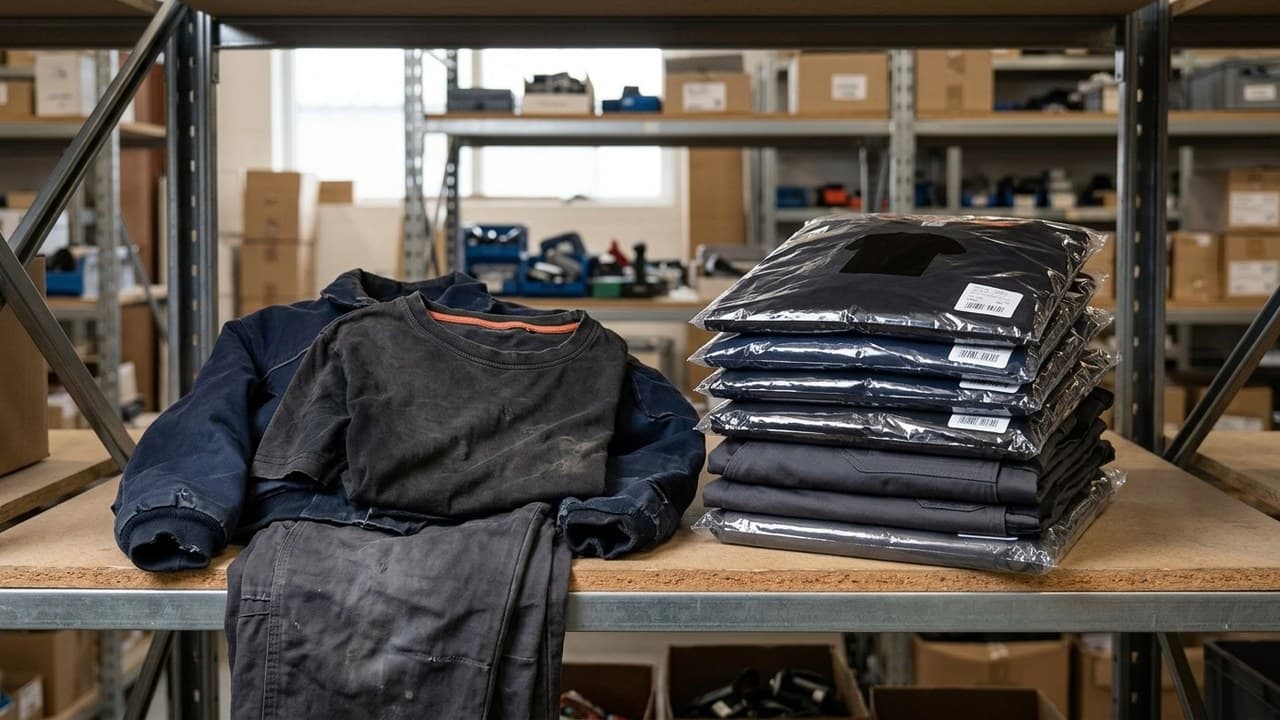 Comparaison vêtements de travail neufs vs occasion — workwear neuf et seconde main